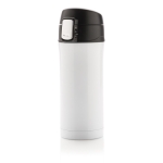 Termo reciclado de acero inoxidable con cierre seguro 300ml Eco Roiboos color blanco