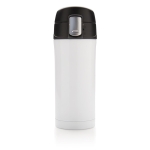 Termo reciclado de acero inoxidable con cierre seguro 300ml Eco Roiboos color blanco segunda vista