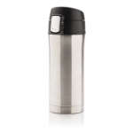 Termo reciclado de acero inoxidable con cierre seguro 300ml Eco Roiboos color plateado