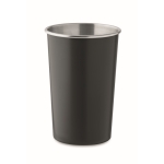 Vaso personalizado reutilizable de acero inoxidable reciclado 300ml color negro