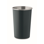 Vaso personalizado reutilizable de acero inoxidable reciclado 300ml color azul marino
