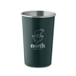 Vaso reutilizable de acero inoxidable reciclado con capacidad 350ml color azul marino
