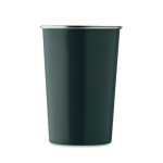 Vaso reutilizable de acero inoxidable reciclado con capacidad 350ml color azul marino sexta vista