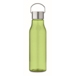 Botella reciclada RPET antifugas de colores llamativos 600ml color verde lima transparente segunda vista