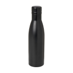 Botella térmica de acero inoxidable reciclado 500ml color negro tercera vista