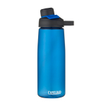 Botella CamelBak® de tritán reciclado con tapón magnético 750ml color azul real vista lateral