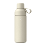 Botella termo de acero y plástico reciclado 500ml Ocean Bottle color arena