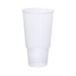 Vaso reutilizable de plástico con acabado translúcido 1,2L color transparente primera vista