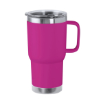Vaso de doble pared de acero inoxidable con asa rígida 600ml primera vista