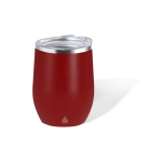 Vaso de acero inox de doble pared reciclado con dosificador 340ml color rojo primera vista