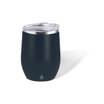 Vaso de acero inox de doble pared reciclado con dosificador 340ml color azul marino primera vista