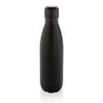 Botella de acero inoxidable reciclado para bebidas frías 500ml color negro