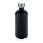 Botella de acero inoxidable reciclado con sistema antifugas 800ml color negro