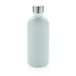 Botella de acero inoxidable reciclado con sistema antifugas 800ml color blanco