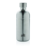 Botella de acero inoxidable reciclado con sistema antifugas 800ml color plateado