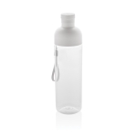 Botella de RPET con tapa desmontable y asa de transporte 600ml color blanco