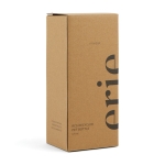 Botella de RPET en forma de cono con tapa de fácil agarre 575ml color gris segunda vista con caja