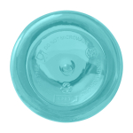 Botella transparente de plástico reciclado con mosquetón 400ml segunda vista