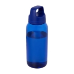 Botella de plástico reciclado para la oficina con asa ancha 500ml color azul