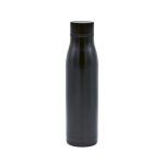 Botella de acero inoxidable reciclado con función térmica 600ml color negro