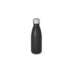 Botella de acero inoxidable reciclado con acabado mate 400ml color negro