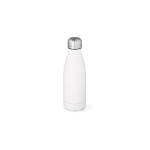 Botella de acero inoxidable reciclado con acabado mate 400ml color blanco
