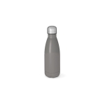 Botella de acero inoxidable reciclado con acabado mate 400ml color gris