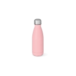 Botella de acero inoxidable reciclado con acabado mate 400ml color rosa