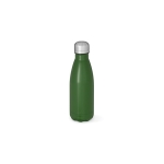 Botella de acero inoxidable reciclado con acabado mate 400ml color verde militar