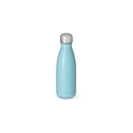 Botella de acero inoxidable reciclado con acabado mate 400ml color azul claro
