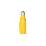 Botella de acero inoxidable reciclado con acabado mate 400ml color amarillo oscuro