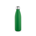 Botella de acero inoxidable reciclado con tapón antigoteo 500ml color verde