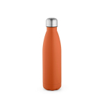 Botella de acero inoxidable reciclado con tapón antigoteo 500ml color naranja