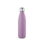 Botella de acero inoxidable reciclado con tapón antigoteo 500ml color violeta vista trasera