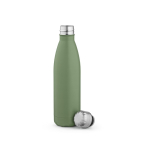 Botella de acero inoxidable reciclado con tapón antigoteo 500ml color verde pastel segunda vista