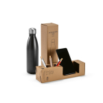 Botella de acero inoxidable reciclado con tapón antigoteo 500ml