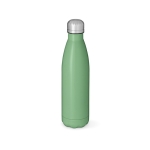 Botella de acero inoxidable reciclado con tapón antifugas 1L color verde pastel