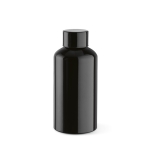 Botella de aluminio reciclado con tapón antifugas 540ml color negro