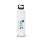 Botella térmica de acero inoxidable reciclado con mosquetón 1,5L vista principal