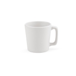 Taza de cerámica con acabado mate disponible en colores vivos 60ml color blanco
