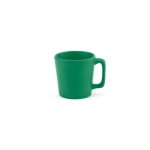 Taza de cerámica con acabado mate disponible en colores vivos 60ml color verde