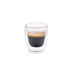 Vaso de vidrio de borosilicato de doble pared y sin asas 60ml color transparente segunda vista