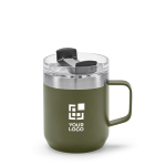 Taza de acero inoxidable reciclado con tapa giratoria 350ml vista principal