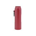 Termo de acero inoxidable reciclado con taza en la tapa 750ml color burdeos