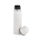 Termo de acero inoxidable reciclado en varios colores 500ml color blanco segunda vista