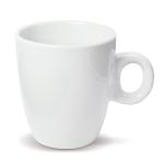 Taza de cerámica blanca apta para las máquinas de café 200ml color blanco