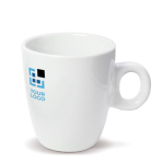 Taza de cerámica blanca apta para las máquinas de café 200ml vista principal