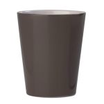 Taza de cerámica con asa triangular en colores hecha en EU 270ml color gris tercera vista