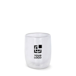 Vaso de cristal para el café de doble pared con capacidad de 230ml vista principal