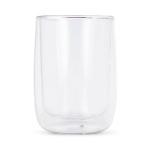 Vaso de cristal para el café de doble pared con capacidad de 320ml color transparente segunda vista